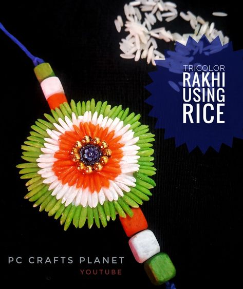 Tricolor Rakhi, handmade Rakhi making, diy Rakhi making ideas at home, Rakhi making for competition Big Rakhi Making For Decoration, Eco Friendly Rakhi Making Ideas, Rakhi Making Ideas, Environment Drawing, Handmade Rakhi Designs, Rakhi Making, Drawing Scenery, Camera Wallpaper, Class Activity