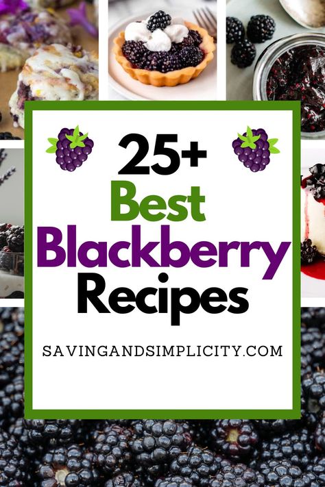 Do you have a ton of blackberries? 25  blackberry recipes including blackberry cobbler, blackberry jam, fresh & frozen blackberry recipes.  This lovely wild berry is amazing in baking and preserving.  Blackberry scones, blackberry crisp... Biscuits & berries, cake, pies and more blackberry desserts.  BBQ desserts, picnic treats, wedding cakes and more.  Summer sweet treats perfect for family dinner. Frozen Blackberry Recipes, Fresh Blackberry Recipes, Desserts Picnic, Blackberry Recipes Easy, Crisp Biscuits, Black Raspberry Recipes, Blackberry Desserts, Summer Sweet Treats, Blackberry Recipe