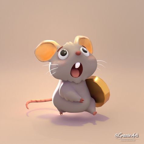 Studio Ghibli Crafts, Kids Cartoon Characters, Mouse Illustration, Mouse Drawing, Simple Character, Animated Animals, Little Mouse, Cute Love Cartoons, Cute Mouse