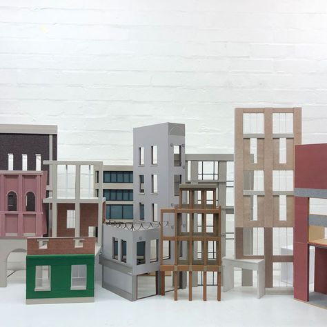 Architecture Facade Model, Facade Model, City Diorama, Whitechapel London, House Columns, Scale Drawings, Urban Design Diagram, David Chipperfield, University Of Westminster