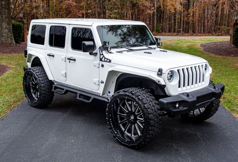 Jeep Wranglers Gallery — Dreamworks Motorsports White Jeep Wrangler Unlimited, Black Jeep Wrangler Unlimited, White Jeep Wrangler, Black Jeep Wrangler, 2015 Jeep Wrangler Unlimited, Jimny Suzuki, White Jeep, Custom Jeep Wrangler, 2015 Jeep Wrangler