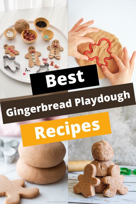 TOP 10 GINGERBREAD PLAYDOUGH RECIPES FOR FESTIVE FUN Homemade Gingerbread Playdough, Gingerbread Playdoh, Gingerbread Playdough Recipe, Gingerbread Playdough, Best Baklava Recipe, Gingerbread Play Dough, Veal Saltimbocca, Saltimbocca Recipe, Boiled Egg Recipes