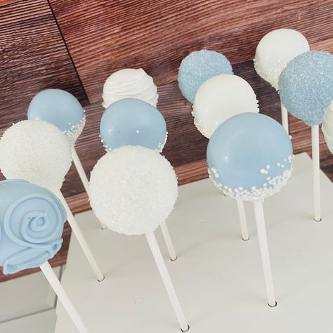 This listing includes 1 Dozen baby blue and white classic cake pops. Colors and flavors can be customized. Just leave us a note at checkout and we will confirm once we receive the order. CAKE POP INFO -Our Cake Pops are made fresh to order and stay good at room temperature for 7 days. Although none of our pops contain peanuts, they are prepared in a kitchen that contains peanut products. Please let me know if there are any allergies in the notes section when purchasing. LOCAL DELIVERY -We offer Blue And White Sweet Table, Dusty Blue Wedding Desserts, Blue Bridal Shower Desserts, Light Blue And White Wedding Decorations, Light Blue White And Silver Sweet 16, Blue And White Sweet 16 Decorations, Light Blue And White Wedding Cake, Light Blue And White Grad Party, Light Blue Cake Pops