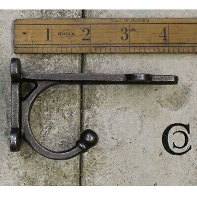 PAIR OF SHELF BRACKETS | CAST IRON TRANBY BRACKETS IDEAL FOR 5" AND 6" SHELVES | eBay Cast Iron Shelf, Cast Iron Care, Cast Iron Coat Hooks, Age Naturally, Cast Iron Shelf Brackets, Iron Shelf Brackets, Metal Wall Shelves, Iron Shelf, Shelf Bracket