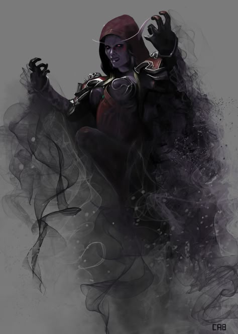 Fantasy & Sci-Fi Art Forum — tomjogi: by   Cristina Arenas Slyvannas Windrunner, Sylvanas Windrunner Tattoo, Lady Sylvanas, Banshee Queen, Magic User, World Of Warcraft Characters, Sylvanas Windrunner, Warcraft Characters, Warcraft Iii