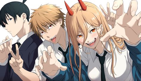 Chainsaw Man Wallpaper, Power Denji, Anime Computer Wallpaper, Raiden Ei, Aki Hayakawa, Laptop Wallpaper Desktop Wallpapers, Computer Wallpaper Desktop Wallpapers, Man Wallpaper, Angel And Devil