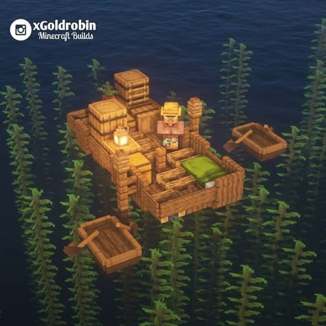 Goldrobin Minecraft, Chalet Minecraft, Construction Minecraft, Case Minecraft, Minecraft Decoration, Rumah Minecraft Sederhana, Minecraft Idea, Minecraft Structures, Minecraft Farm