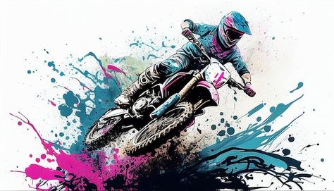 Photo a motocross rider is flying throug... | Premium Photo #Freepik #photo #motorcross #enduro #dirtbike #moto-cross Dirt Bike Background, Motocross Backgrounds, Cool Dirt Bike Wallpaper, Motocross Wallpaper Dirt Bikes, Motocross Vector, Motocross Graphics, Cross Wallpaper, Moto Cross, Motocross Riders