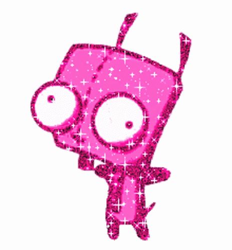 gir dancing Gir Invader Zim, I Need Sleep, Its Raining, Glitter Gif, Need Sleep, Invader Zim, Gif, Tumblr, Stars