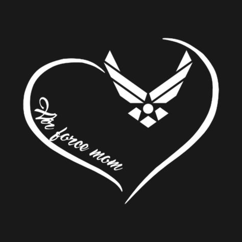 Memorial Airforce Tattoos, Air Force Mom Svg, Air Force Cricut Projects, Airforce Tattoos For Mom, Air Force Crafts, Airforce Tattoos, Air Force Mom Tattoo, Air Force Mom Quotes, Air Force Svg