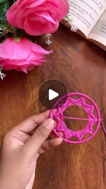 dReAm_CatcHer_hUb💕 on Instagram: "Keychain making video📹 . . DM for more information  Any color can be customise  . . #dreamcatcher #dreamcatchers #dreamcatcherlover #dreamcatcherz #dreamcatcherindia #pastel #instagood #instareel #reels #instadaily #making #diy #keychain #dreamcatcherlove #instagram #womenentrepreneurs #insta #pink #white" Yarn Dream Catcher Diy, How To Make Dream Catchers Videos, Dream Catcher Tutorial Videos, How To Make A Mini Dream Catcher, Diy Small Dream Catcher, Mini Dreamcatcher, Crochet Mini Dreamcatcher, Dream Catcher Keychain, Diy Dream Catcher Tutorial