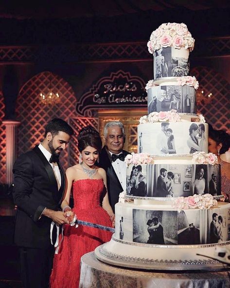 Wedding Reception Cake, Extravagant Wedding Cakes, Reception Cake, Big Wedding Cakes, Dream Wedding Cake, Extravagant Wedding, Indian Wedding Inspiration, Themed Wedding Cakes, Indian Wedding Cakes