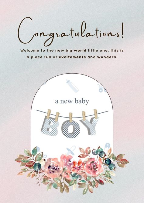 #Newborn "#Baby #Boy"- #Congratulations Baby Birth Wishes, Congratulations For New Baby, Congratulations For Baby Boy, Baby Born Congratulations, Newborn Baby Quotes, Wishes For Baby Boy, Newborn Congratulations, Newborn Birth Announcements, Baby Captions