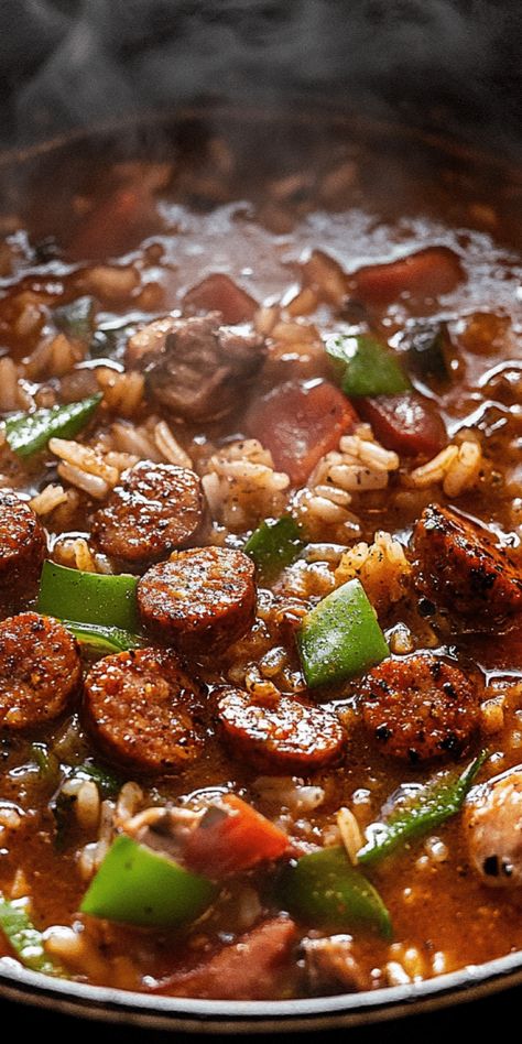 One-Pan Cajun Chicken Sausage & Rice – Chasety Zatarains Sausage Recipe, Keilbasa Recipes Cajun, Rice And Gravy Cajun, Crock Pot Cajun Recipes, Cajun Chicken And Sausage Jambalaya, Chicken Smoked Sausage Recipes, Healthy Dinner Recipes With Rice, Jambalaya Recipe Chicken And Sausage, Chicken Boil Cajun