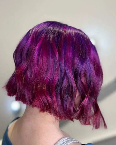 50+ Best Pink And Purple Hair Ideas You'll Love [2024] Pink And Purple Hair Ideas, Purple Short Hair, Purple And Pink Hair, Pink Hair Short, Purple Hair Ideas, Pfp Purple, Black And Green Hair, Pink And Purple Hair, Cherry Hair Colors