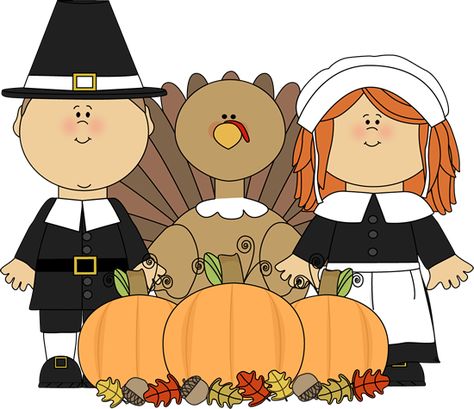 Pilgrims, Turkey and Harvest Clip Art - Pilgrims, Turkey and Harvest Image Thanksgiving Graphics, Thanksgiving Clip Art, Fall Clip Art, Teachers Classroom, Thanksgiving Images, Today In History, Thanksgiving Parties, Book Study, Thanksgiving Crafts