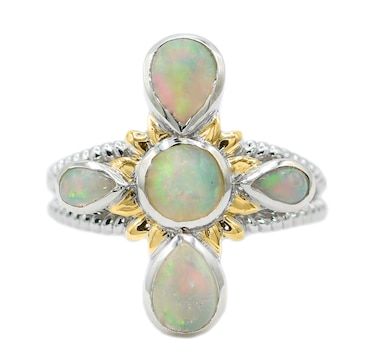 Jewellery - Rings - TSC.ca Jewerly Designs, Ethiopian Opal Ring, Jewellery Rings, Minerals And Gemstones, Split Shank, Opal Ring, Opal Rings, 10k Gold, Pear Shape