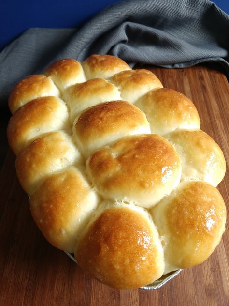 You only need 9 simple ingredients to create the most fluffy, buttery, tender, flaky on top, so easy and the best homemade dinner rolls! Homade Rolls Recipes, Yeast Rolls With Shortening, Soft Fluffy Buns Recipe, Yeast Rolls Small Batch, Old Fashion Yeast Rolls, Fleischmann's Active Dry Yeast Recipes, Fleischmann's Rapid Rise Yeast Recipes, Homemade Rolls With Active Dry Yeast, Fluffy Yeast Rolls Recipe