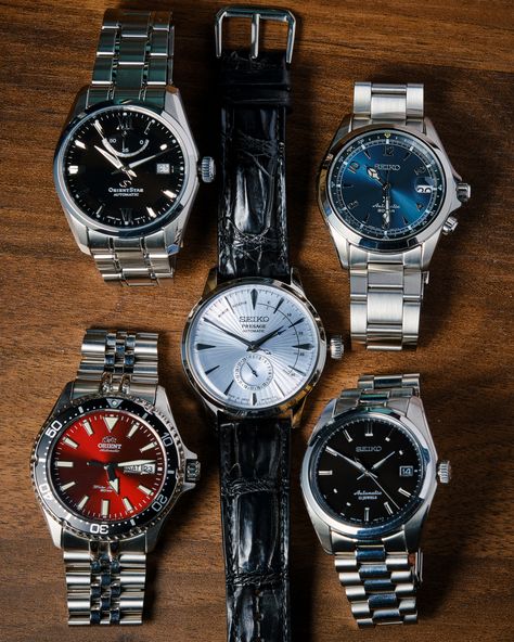 Jdm Watches, Seiko 62mas, Seiko Sarb, Seiko Alpinist, Orient Kamasu Red, Japanese Watch, Orient Star Watch, Seiko Sarb033, Seiko Swr053