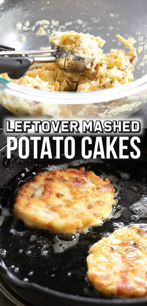 Potatoe Patties Mashed, What To Do With Leftover Mashed Sweet Potatoes, Fry Mashed Potatoes, Fried Potato Cakes From Mashed Potatoes, Fried Leftover Mashed Potatoes, Mash Potato Patties, What To Make With Leftover Potatoes, Potatoe Cakes Leftover, Mashed Potatoes Cakes Leftover