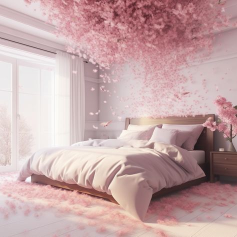 Japanese Bedroom, Japanese Home Design, Pink Bedroom Ideas, Pink Bedroom Decor, Japanese Home Decor, Gorgeous Bedrooms, Pink Bedrooms, Cute Bedroom Decor, Luxury Rooms