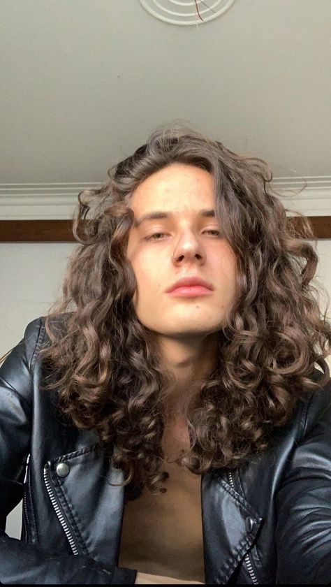 Guys With Curly Long Hair, Guys With Long Hair Curly, Male Long Curly Hair, Long Hair Men Aesthetic, Guys With Long Curly Hair, Long Layered Hair Men, Curly Long Hair Men, 70s Shag, Long Hairstyles For Men