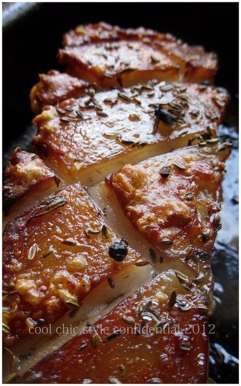 pork belly Italian style Best Pork Belly Recipe, Pork Ideas, Easy Italian Recipes, Italian Pork, Pork Belly Recipes, Savory Meals, Italian Recipes Easy, Classic Recipes, Roast Pork