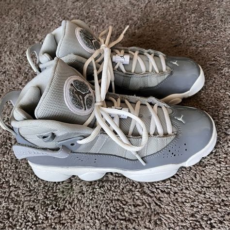 Cool Grey Jordan 6 Rings - Size 6 Grey Jordans, Jordan 6 Rings, Jordan Retro 6, Retro 6, Jordan Shoes Girls, 6 Rings, Jordan 6, Jordan Retro, Jordan Shoes