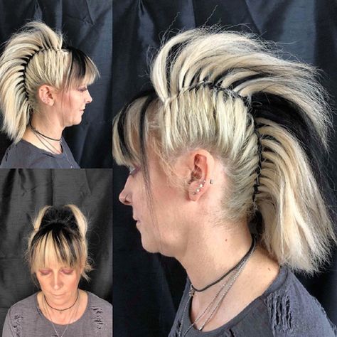 medium length punk hairstyles for women Punk Hair Long, Punk Hair Women, Punk Hairstyles For Long Hair, Punk Haircut, Colorful Punk, Punk Hairstyles, Punk Rock Hair, Short Punk Hair, Shaggy Bob Haircut