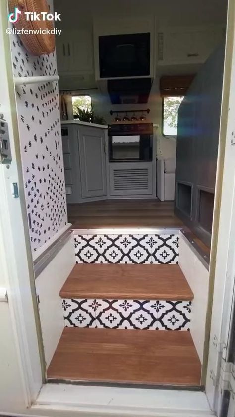 Pin by Imaspecialk on campers delight [Video] | Rv living, Tiny house camper, Diy camper remodel Fifth Wheel Remodel, Class C Rv Remodel, Rv Remodeling, Motorhome Remodel, School Bus Tiny House, Camper Remodeling, Camper Redo, Rv Interior Remodel, Tiny House Camper