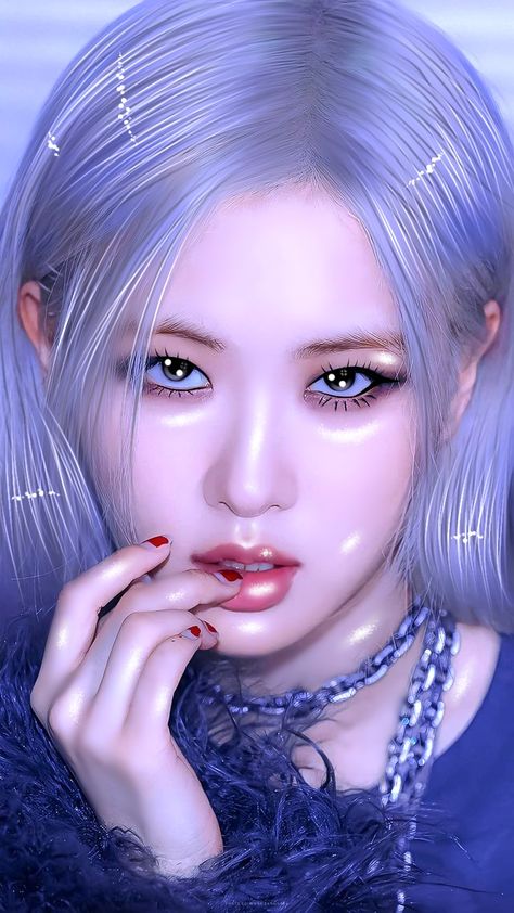 Rosé smudge edit by kpop berry V Rosé Pictures Blackpink, Smudge Edit, Rose Pictures, Soft Wallpaper, Pop Photos, Digital Painting Tutorials, Graphics Inspiration, Kpop Fanart, Rosé Blackpink