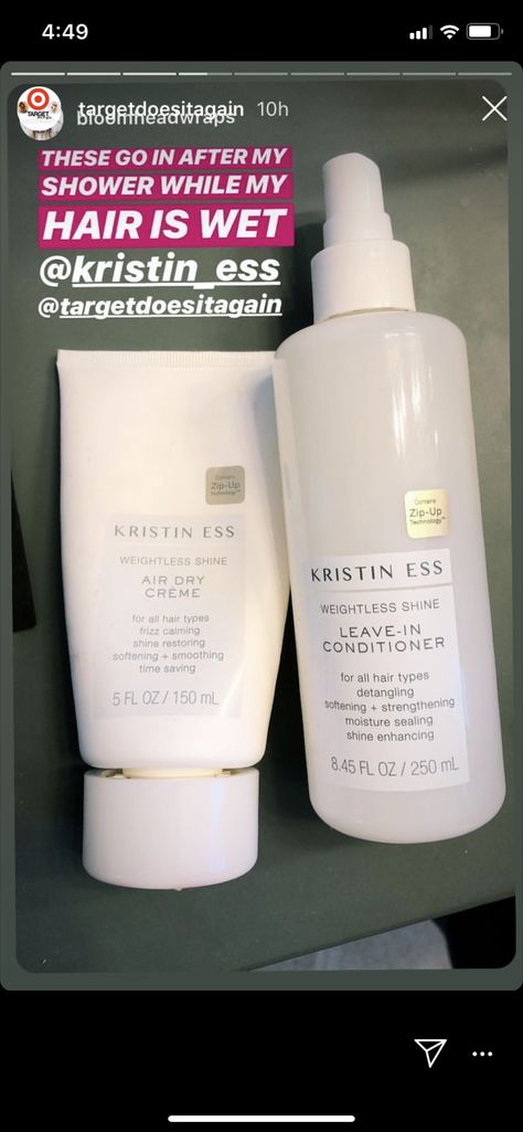 Kristen Ess, Air Dry Cream, Dry Conditioner, Kristin Ess, Hair Frizz, Skincare Video, Leave In Conditioner, Leave In, Shampoo And Conditioner