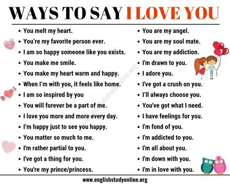 55 Romantic Ways to Say I Love You in English - English Study Online Synonyms For I Love You, I Love You Synonyms, Other Ways To Say I Love You, Ways To Say I Love You, Ways To Say I Love You Without Saying It, U Craft, Youre My Favorite Person, I Want To Cuddle, You Are My Soul