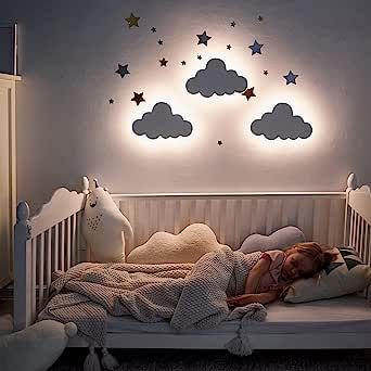 Cloud Nursery Theme, Nursery Must Haves, Babies Bedroom, Lamps For Bedrooms, Cloud Bedroom, Cloud Nursery Decor, Nursery Planning, Stars Nursery Decor, Cloud Nursery