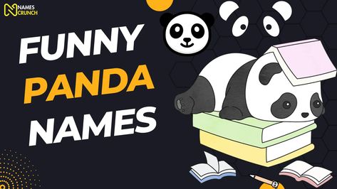 Explore a bamboo forest of witty, whimsical, and downright hilarious monikers for our cuddly black-and-white friends. From "Pandamonium Chuckles" to "Bamboo Baffoon," this board is a haven for panda enthusiasts and jokesters alike. Whether you're a panda lover, a wildlife enthusiast, or simply someone who enjoys a good bear-themed laugh, find the perfect name that will have you and your panda pals rolling with laughter. Pin your favorites and embark on a bamboo-tiful journey of panda hilarity! Panda Names, Funny Panda, Funny Names, Bamboo Forest, Unique Names, Forest, Humor, Funny, White