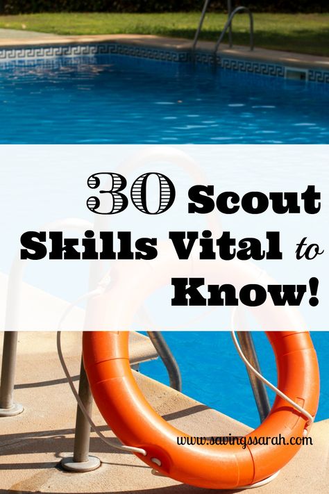 The well-known motto of the Boy Scouts is to be prepared. Here are 30 Scout Skills that could be lifesaving and life changing. Do you know them? Boy Scout Activities, Cub Scout Activities, Scout Activities, Activities For Boys, Scout Leader, Scout Camping, Survival Life Hacks, Eagle Scout, Boy Scouts Of America