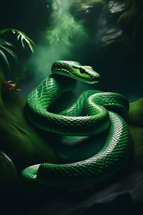 King Cobra Snake, Slithering Snake, Witchy House, Cool Snakes, Colorful Snakes, Snake Wallpaper, Dark Creatures, Modern Graphic Art, Beautiful Snakes