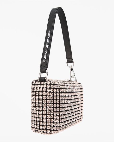 alexanderwang on Instagram: “The Wangloc rhinestone mini pouch in champagne: the 2020 version of a blinged out Sidekick.” Mini Top Handle Bag, Dream Bags, Womens Designer Bags, Mini Pouch, Mini Top, Coconut Cake, Mini Pouches, Simple Bags, Bags Designer Fashion