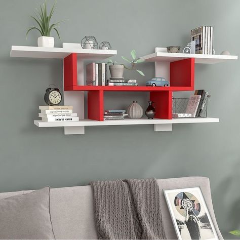 The Modern Wall Mounted Shelves Designs For Walls ~ Decorate Wall With Shelves ~ Home Decor Ideas Shelf Designs For Hall, Wall Showcase Design, Fall Bedroom Aesthetic, Fall Room Ideas, Corner Shelf Design, Wall Shelves Bedroom, Home Backyard, Tv Unit Furniture Design, Fall Room Decor