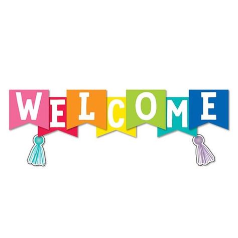 Inviting Classroom, Welcome Sign Classroom, Welcome Bulletin Board, Creative Bulletin Boards, Welcome Bulletin Boards, Welcome Banners, Classroom Accessories, Classroom Style, Bulletin Board Sets