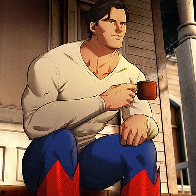 ArtStation - Kal-El From The House of Steel, Luis Filipe House Of El Superman, Luis Filipe Art, Kal El, Superman Family, Adventures Of Superman, A God, Comics Art, Clark Kent, Anime Meme