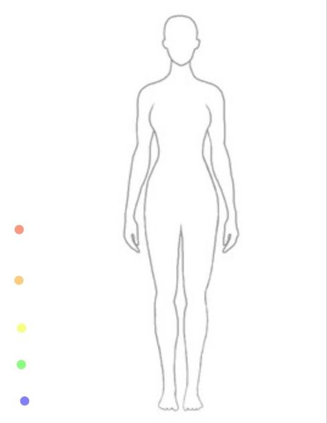 Human Body Shape, Human Dimension, Body Outline, Body Template, Body Shape Drawing, Tattoo Outline, Outline Drawings, Good Notes, Art Drawings Simple