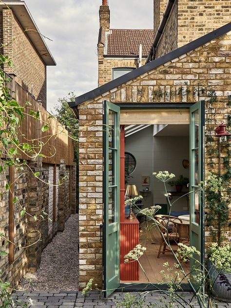 Small Victorian Terrace Interior, Stove Surround, Terrace House Exterior, Matilda Goad, Different Point Of View, Victorian Terrace House, Edwardian House, House Extension Design, London Home