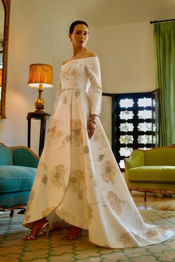 Resort 2023 Fashion, Exclusive Gowns, Romantic Fashion, High Low Gown, Resort 2023, Brocade Dress, Womenswear Fashion, 2023 Collection, 2023 Fashion