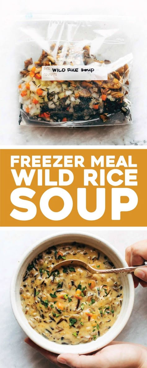 Freezer Casseroles, Freezer Soups, Vegetarian Freezer Meals, Soup Vegetarian, Budget Freezer Meals, Freezable Meals, Healthy Freezer Meals, Menu Food, Crock Pot Freezer