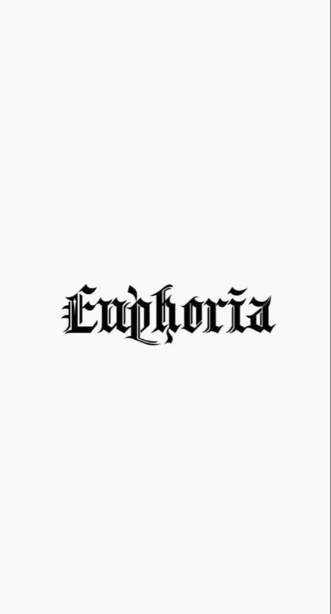 Euphoria Tattoo Ideas Hbo, Euphoria Word Tattoo, Euphoria Tattoo Words, Euphoria Word, Euphoria Tattoo Ideas, Euphoria Tattoo, Euphoria Wallpaper, Dna Tattoo, Euphoria Aesthetic