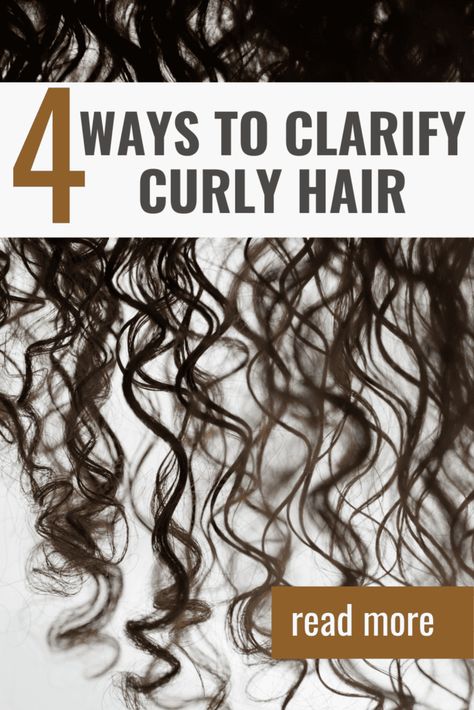 how to clarify curly hair How To Clarify Curly Hair, How To Remove Build Up From Hair, How To Clarify Your Hair, Product Build Up In Hair, Hair Buildup Remover, Hydrate Curly Hair, Curly Hair Step By Step, Hair Dyi, Make Hair Curly