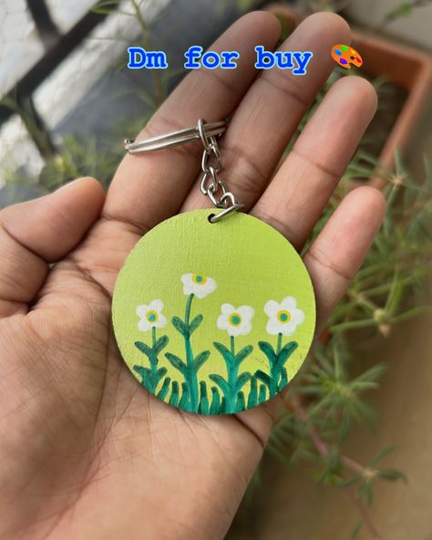 Hand painted keychains💚💚💚 DM to order yours!! Follow @chitrakala_by_dd for more updates 🥰🥰 #dmforbuy #paintedkeychain #artgallery #artist #art #instagram #insta #viralvideos #viralreels #trending #artwork #acrylic #acrylicpainting #instadaily #instalike #instamood Painted Keychain Ideas, Keychain Painting Ideas, Trending Artwork, Happy Diwali Quotes, Diwali Quotes, Coaster Ideas, Keychain Craft, Artwork Acrylic, Coaster Art