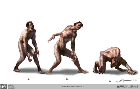 werewolf transformation- human to wolf #1 Werewolf Comic Transformation, Human To Monster Transformation, Being Human Werewolf, Human To Monster Transformation Art, Werewolf Body Horror, Monster Transformation Art, Creature Transformation, Werewolf Transformation Art, Werewolf Animation