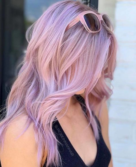 Lavender And Blonde Hair, Gorgeous Hair Color, Spring Hair Color, Lavender Hair, Pretty Hair Color, Hair Color Pink, Summer Hair Color, Hair Inspiration Color, Hair Inspo Color